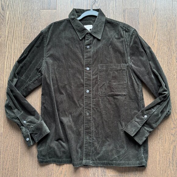 Club Monaco Men's Corduroy Casual Button Down Shirt - Medium - Picture 1 of 6